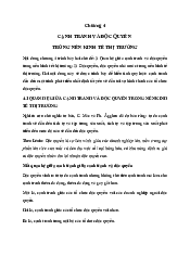 Tóm tắt Chương 4 - Kinh tế chính trị | Trường Đại học CNTT Thành Phố Hồ Chí Minh