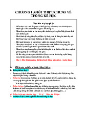 Chương 1: Giới thiệu về Thống kê Học và Ứng Dụng trong Nghiên Cứu