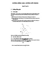 Đường Đẳng Giác & Đường Đối Trung trong Hình Học - Nguyễn Tăng Vũ