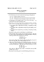 Bài tập tuần 6 -  Hình học tuyến tính 1 | Đại học Sư phạm Hà Nội