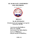 Quá trình truyền bá, xác lập và vận dụng hệ tư tưởng vô sản ở Việt Nam | Tiểu luận Hệ tư tưởng học
