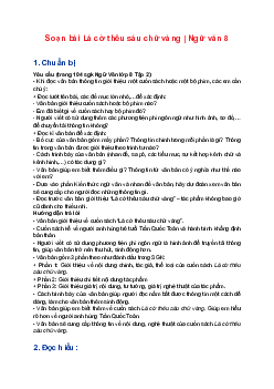 Soạn bài Lá cờ thêu sáu chữ vàng | Ngữ văn 8 sách Bài 9: Nghị luận văn học Cánh Diều