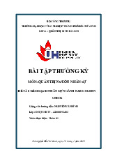 Kế hoạch Nhân Sự Ngành F&B Golden Chick Môn Quản trị nguồn nhân lực | Trường Đại học Công nghiệp Thành phố Hồ Chí Minh