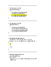 Câu hỏi trắc nghiệm về mảng | Kỹ thuật lập trình