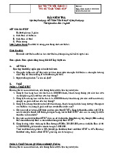 Bài test tuyển dụng vị trí kế toán tổng hợp  | Bài tập Kỹ năng mềm | Trường Đại học khoa học Tự nhiên