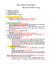 Ôn tập thi cuối kì Dẫn luận ngôn ngữ | Trường Đại học Ngoại ngữ, Đại học Đà Nẵng