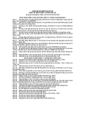 Câu hỏi ôn tập - Lý Luận Nhà nước và pháp luật | Trường Đại học Luật, Đại học Quốc gia Hà Nội