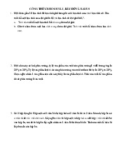 Đề cương môn xác suất thống kê - Trường Đại học lao động -  xã hội.