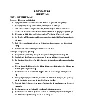 Đề cương ôn tập cuối kỳ môn Kinh tế vi mô | Trường Quốc tế - Đại học Quốc gia Hà Nội