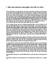 Mối quan hệ biện chứng giữa vật chất và ý thức trong giáo dục sinh viên | Môn Triết học Mác - Lênin - Đại học Sư phạm Thành phố Hồ Chí Minh