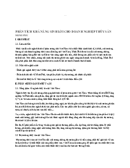 Tài liệu Quản trị doanh nghiệp | Quản trị kinh doanh | Trường đại học Nha Trang