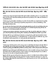 Viết bài văn trả lời cho câu hỏi thế nào là tình bạn đẹp hay nhất | Ngữ văn 9