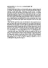 Lý thuyết về giải quyết hoà bình tranh chấp quốc tế