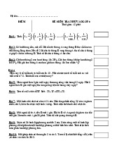 Đề thi thử vào lớp 6 môn Toán trường Amsterdam năm 2024