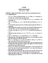 Đề cương môn Luật ngân hàng- Trường Đại học lao động -  xã hộ