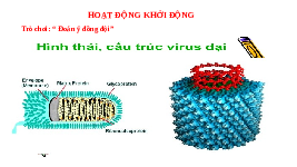 Giáo án điện tử Khoa học tự nhiên 6 bài 24 Chân trời sáng tạo : Virus