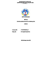 VĂN HÓA KINH DOANH TRUNG QUỐC - NHÓM 5 - NLXH1106(222)