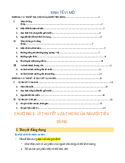 Chương 3 4 kinh tế vi mô