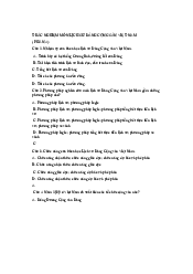 Bài Tập Trắc Nghiệm Môn Lịch Sử Đảng Cộng Sản Việt Nam P4