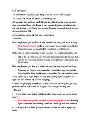 Ôn tập lý thuyết môn Kinh tế chính trị | Đại Học Hà Nội