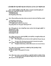 TOP 108 câu hỏi trắc nghiệm Ôn tập môn lịch sử đảng | Trường đại học Nguyễn Tất Thành