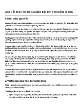 Giao tiếp là gì? Vai trò của giao tiếp trong đời sống xã hội?