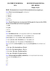 Đề thi thử tốt nghiệp THPT 2025 môn Sinh học bám sát đề minh họa - Đề 30