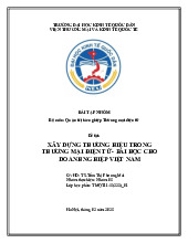 Xây dựng Thương Hiệu TMĐT tại Việt Nam | Môn Thương mại điện tử căn bản - Trường Đại Học Kinh Tế Quốc Dân