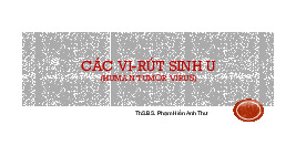 Bài giảng Các Vi-rút sinh u môn Vi sinh | Trường Đại Học Y Dược Thái Bình