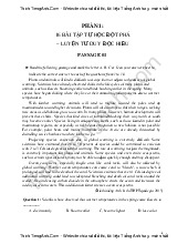 Tổng hợp 50 bài tập đọc hiểu tiếng anh ( có đáp án và giải thích) | Tiếng Anh 12