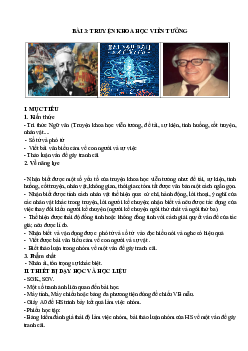 Giáo án Ngữ văn 7 Bài 3: Truyện khoa học viễn tưởng sách Cánh diều