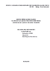 Đề cương lý thuyết kiểm toán | Đại học Nội Vụ Hà Nội