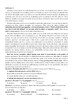 PASSAGE 17_Theme 2. Education (Giáo dục)