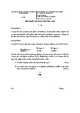 Đề Thi Giữa Kỳ Lần 1 Hk I 2020 – 2021 | Môn Tài chính doanh nghiệp | Trường đại học sư phạm kỹ thuật TP. Hồ Chí Minh