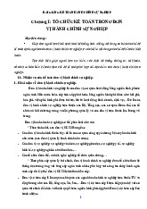 Bài giảng kế toán hành chính sự nghiệp | Đại học Thương Mại