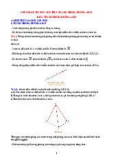 Bài giảng vectơ và hệ trục tọa độ trong không gian Toán 12 KNTTVCS