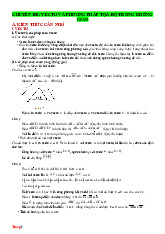 Chuyên Đề Vectơ Và Phương Pháp Tọa Độ Trong Không Gian Ôn Thi Tốt Nghiệp THPT 2025 Giải Chi Tiết