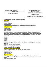 Đề Thi Kết Thúc Học Môn Kinh Tế Vi Mô- Năm 2023 | Kinh tế vĩ mô | Trường Đại học kinh tế Thành Phố Hồ Chí Minh