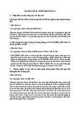 Câu hỏi đúng sai - Luật đất đai | Đại học Nội Vụ Hà Nội