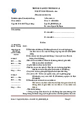 Bài thi Học phần Quản trị chất lượng Đề số 5 | Trường Đại học Thương Mại