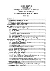 Giáo trình nghề hàn. Môn dung sai lắp ghép và đo lường kỹ thuật
