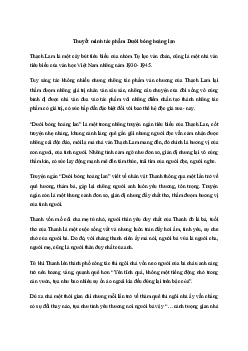 Văn mẫu lớp 11: Thuyết minh về tác phẩm Dưới bóng hoàng lan | Kết nối tri thức