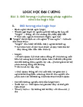 Đối tượng và phương pháp nghiên cứu của logic học | Trường Đại học Luật, Đại học Quốc gia Hà Nội