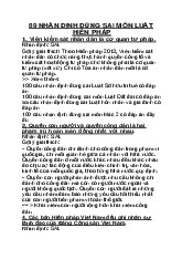 Đề cương môn Luật hiến pháp - Trường Đại học lao động -  xã hội.