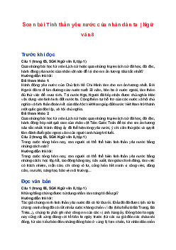 Soạn bài Tinh thần yêu nước của nhân dân ta | Ngữ văn 8 sách Kết nối tri thức