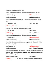 Câu hỏi Trắc nghiệm Kiểm toán Căn bản | Kiểm toán căn bản | Học viện Tài chính