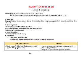 Giáo án Tiếng Anh 7 Review 4 sách Global Success