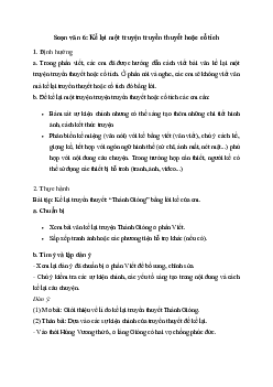 Soạn bài Kể lại một truyện truyền thuyết hoặc cổ tích - Cánh Diều 6