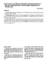 Tài liệu môn Ngoại: Phẫu thuật tạo hình khúc nổi bể thận-niệu quản qua nội soi xuyên phúc mạc ở trẻ em kinh nghiệm qua 66 trường hợp