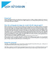 Lịch sử và giá trị thẩm mỹ trong design | Môn Lịch sử mỹ thuật thế giới - Đại học Mỹ thuật Công nghiệp